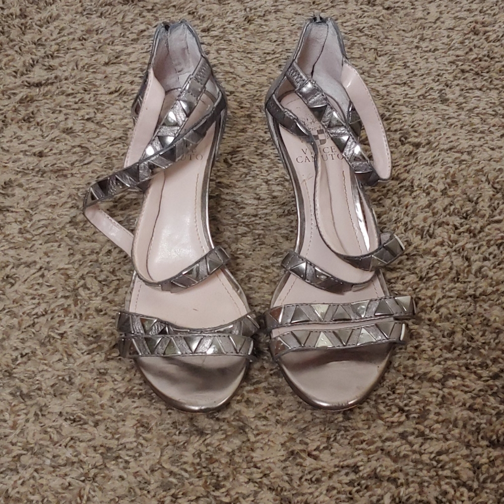 Vince Camuto Strappy Studded Heels